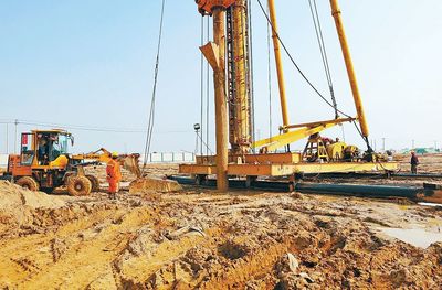 九溪大橋打下第一根樁！濱海東大道預計2021年底竣工通車