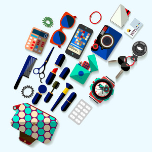 耳環(huán)圖標電子產品漫畫-耳環(huán)圖標電子產品卡通圖-攝圖新視界